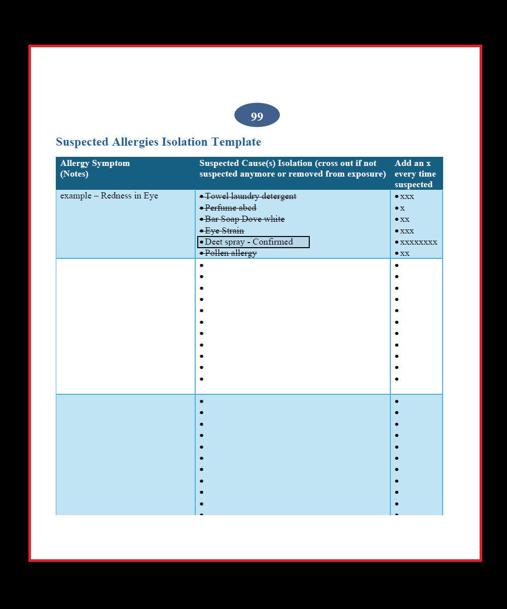 Personal Health Data Workbook
